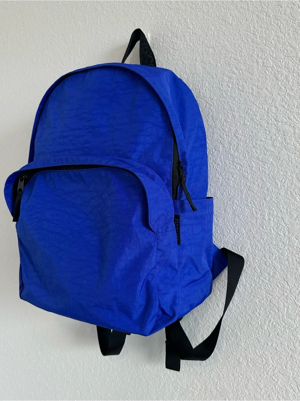 BAGGU Large Nylon Backpack Lapis Blue